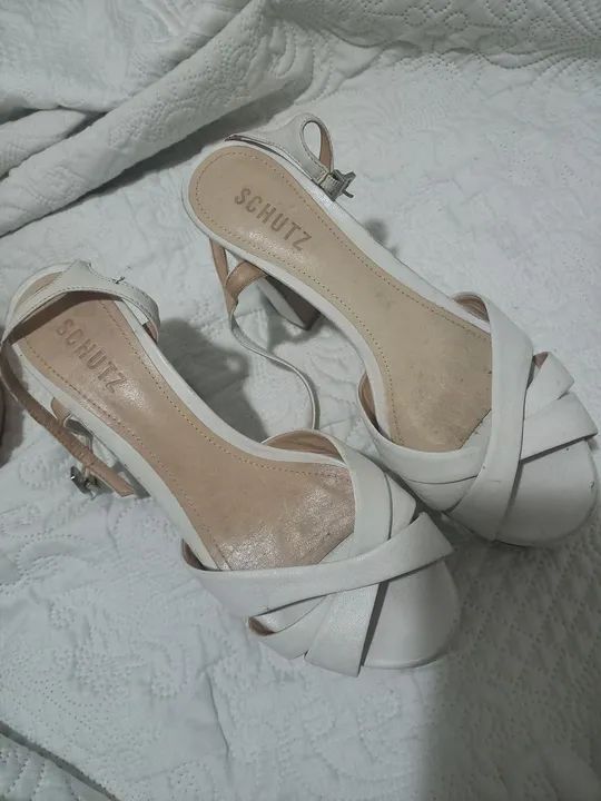 SANDALIA SCHUTZ OFF WHITE - Foto 5