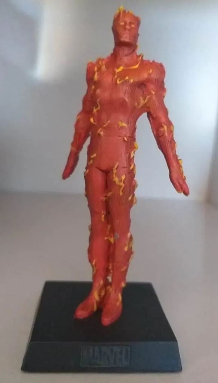 Tocha Humana - Coleção de Miniaturas Marvel Eaglemoss n. 18 - Foto 2