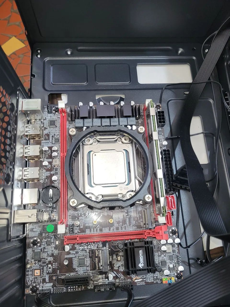 Kit placa mãe processador e memória  - Foto 3