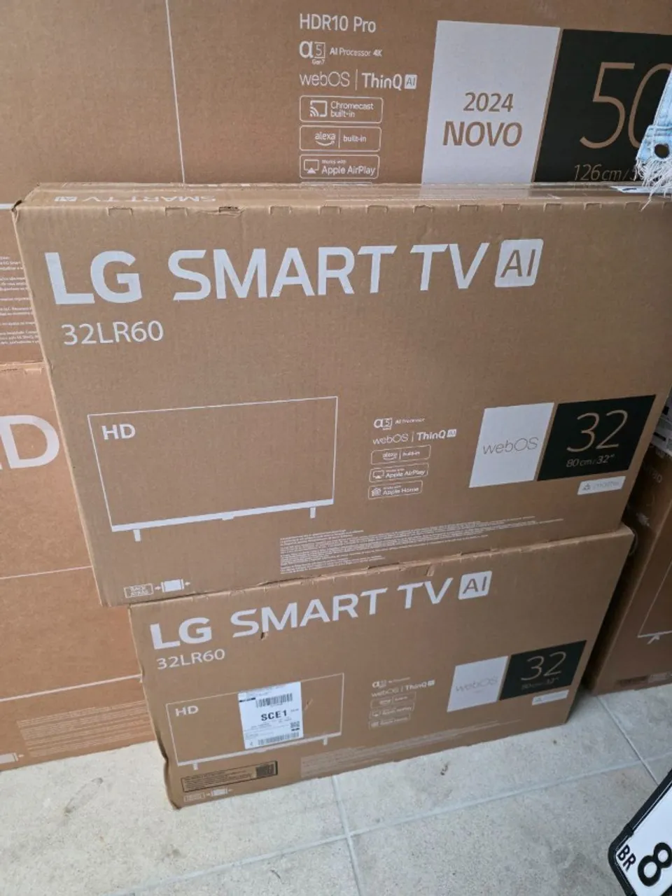 "smart tv led 32 lg" - TVs no Brasil