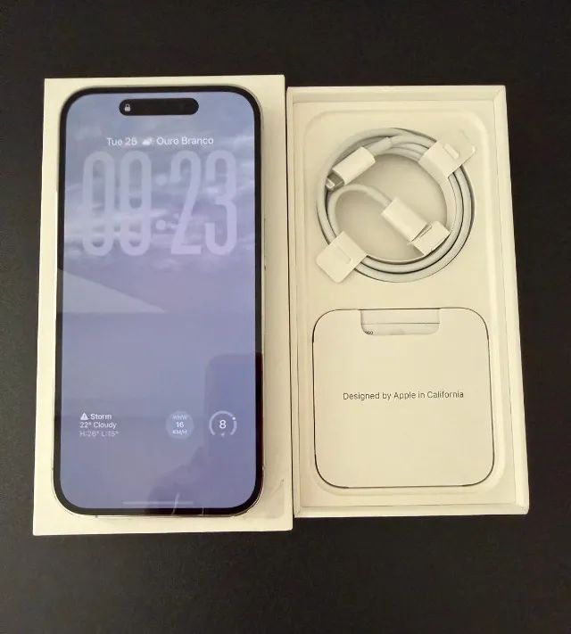 iPhone 14 Pro 128GB Silver - Seminovo, impecável! - Celulares e