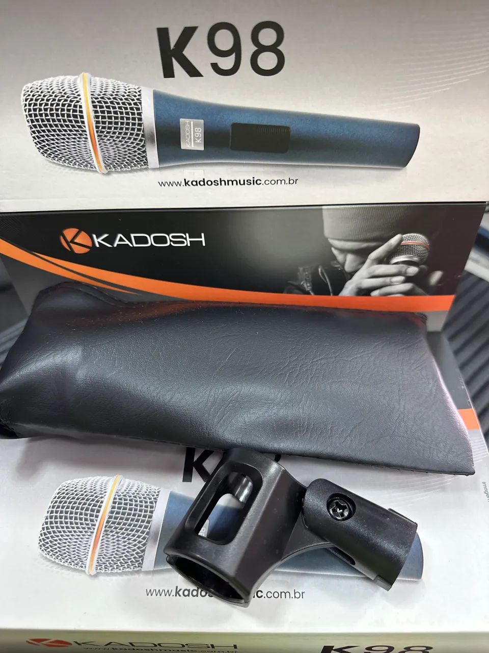 Microfone Kadosk K98 com fio  - Foto 3