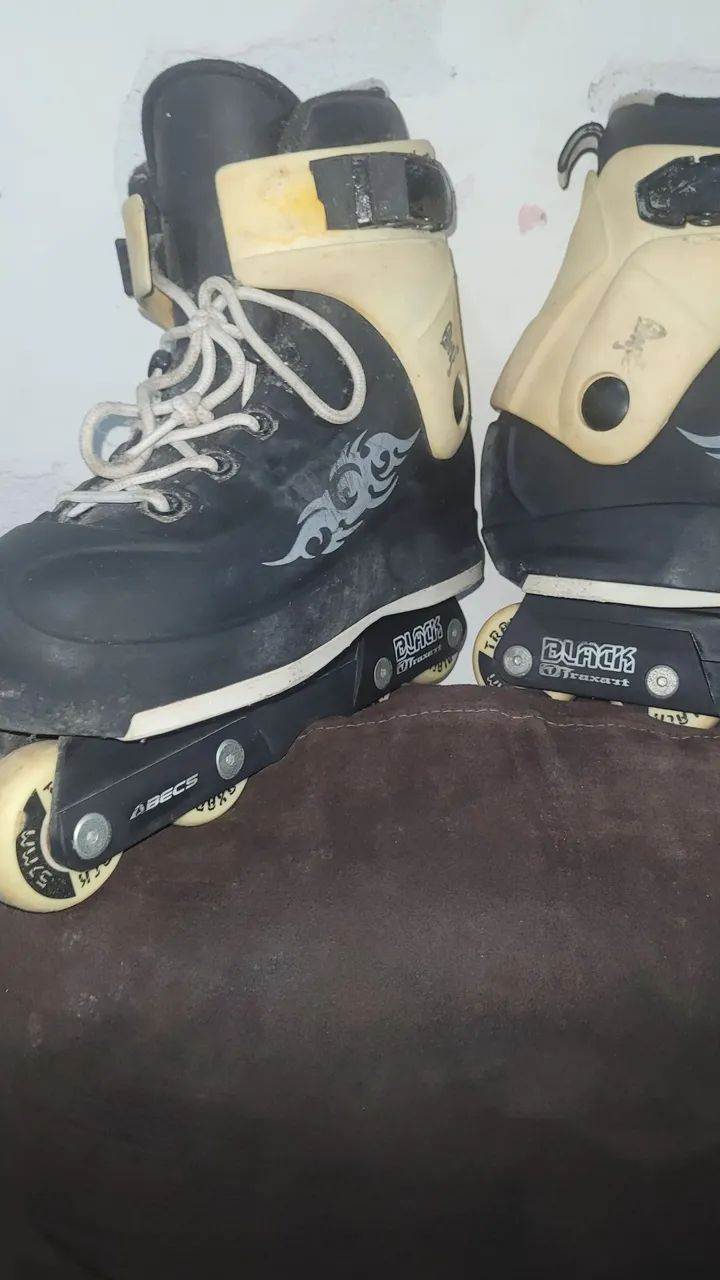 Patins Inline Black Traxart  - Foto 2
