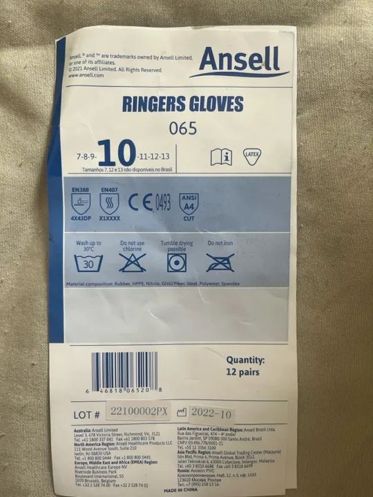 Luvas Anti Impacto - Ringers Gloves 065 - Foto 4