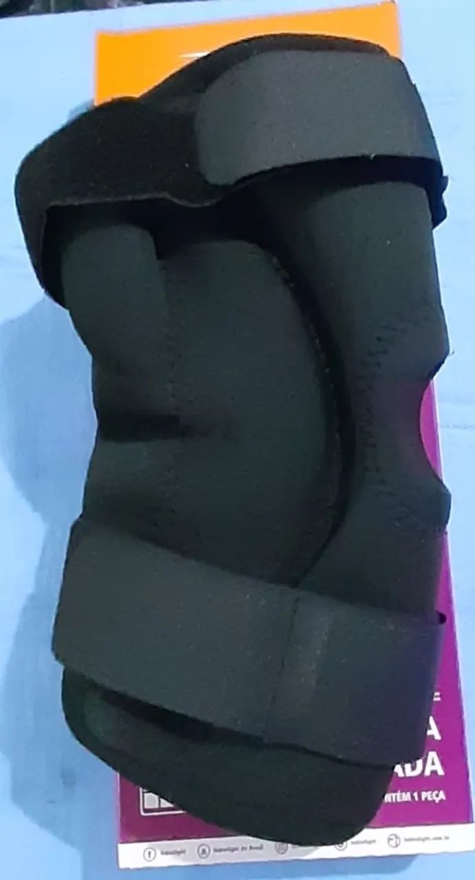 Joelheira Articulada Hidrolight Patelar com reforço de ferro nas laterais (M) - Foto 6