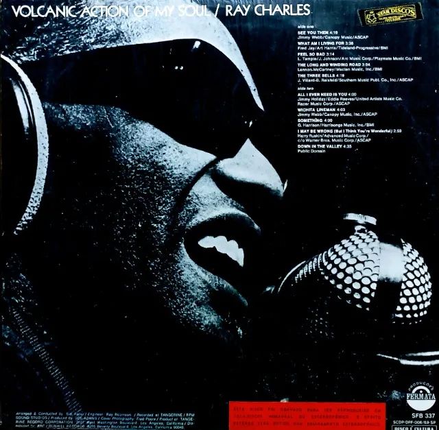 Lp Ray Charles - Volcanic Action Of My Soul 1971 - Raro - Foto 3