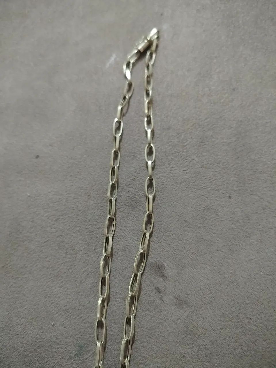 Corrente de Ouro oco 18k - 70cm  - Foto 4