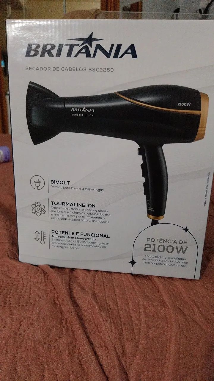 Secador de Cabelos Britânia BSC2250 2100W - Ion