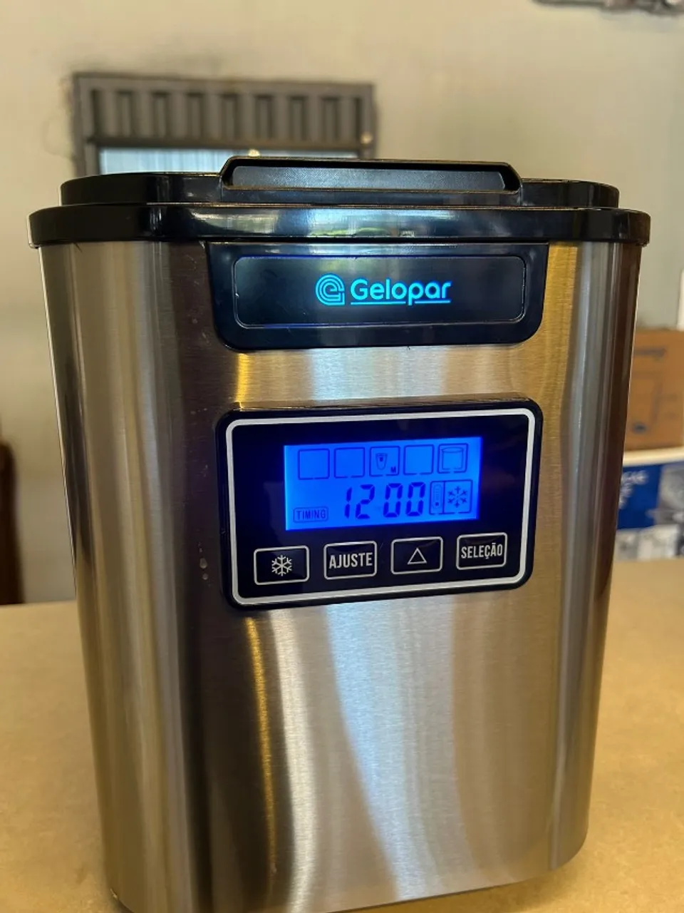 MAQUINA DE GELO GELOPAR 12KG