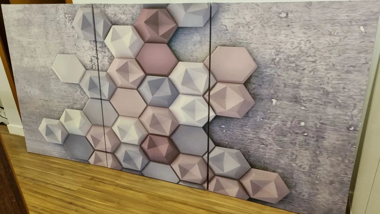 Quadro Decorativo Moderno Geométrico - Foto 5