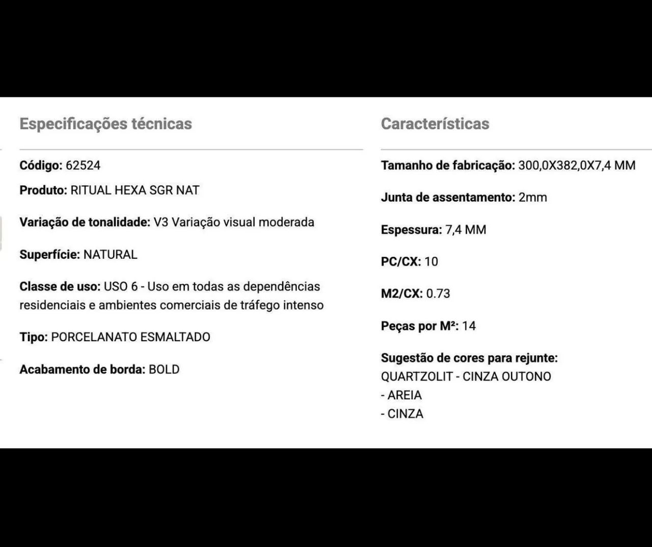 Piso Porcelanato Portinari Hexagonal (67m2) BARBADA - Foto 3