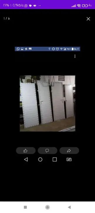 Porta de Alumínio e pvc Branca - Nova - Foto 2