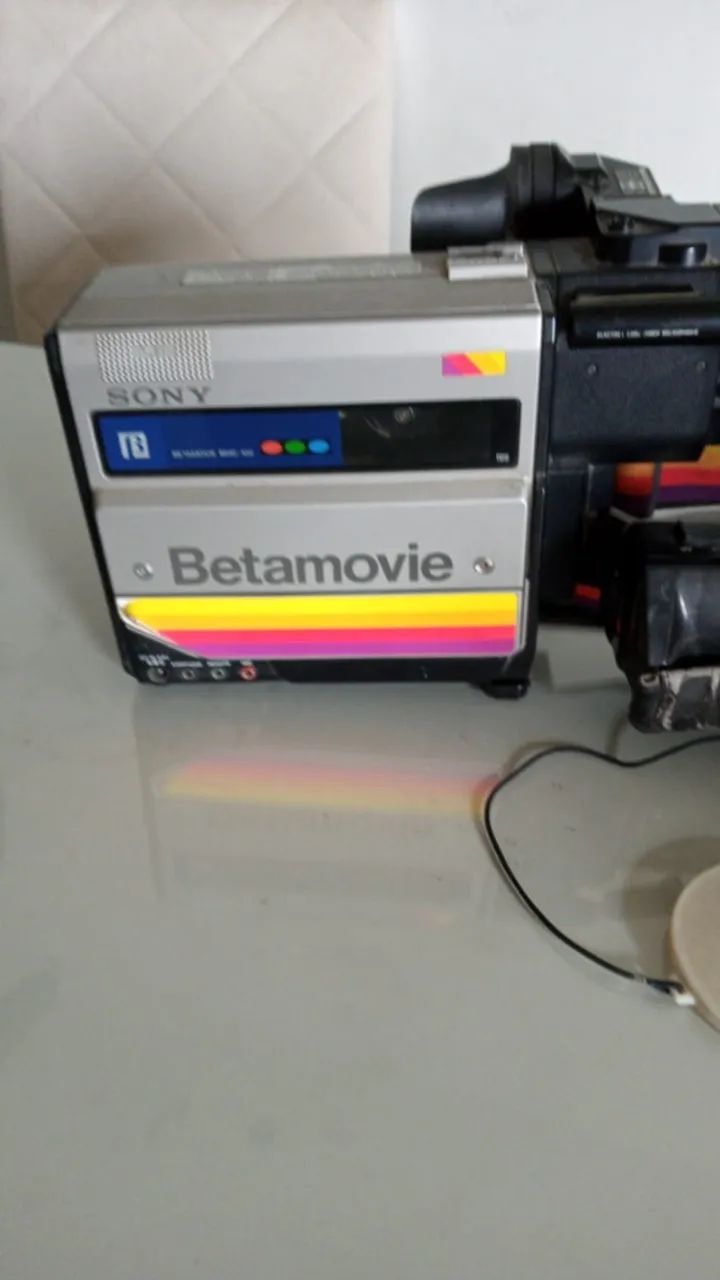 Filmadora Sony Betamax/Betamovie (Antiga para colecionador)