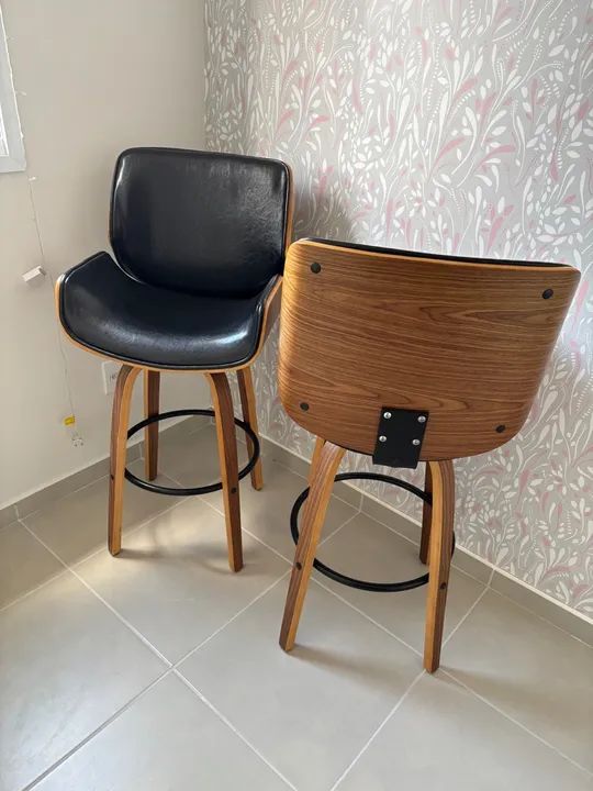 Kit 2 Bancos Altos Tok Stok - Foto 3