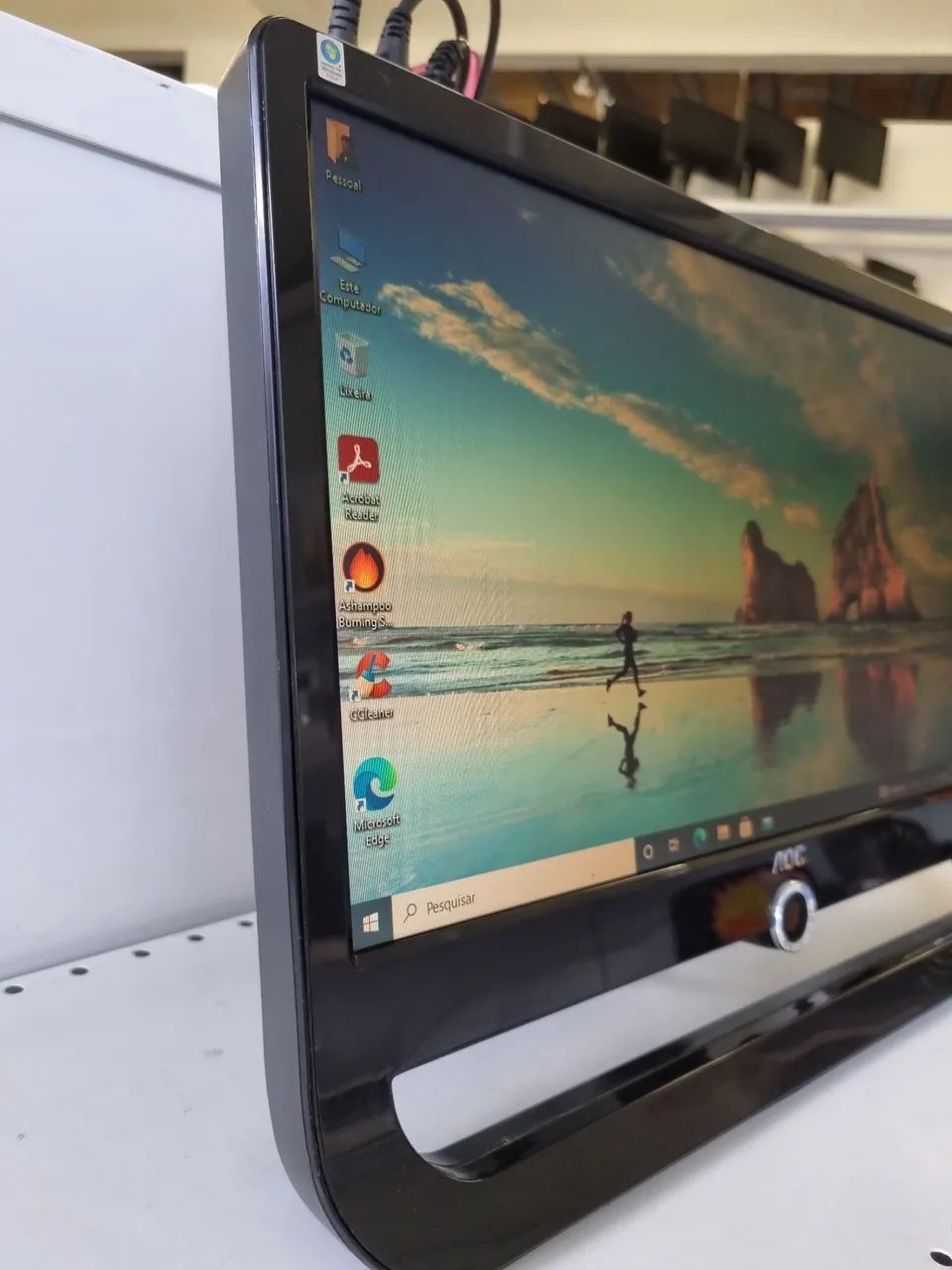 Monitor AOC 19 Polegadas Widescreen VGA e DVI  - Foto 3