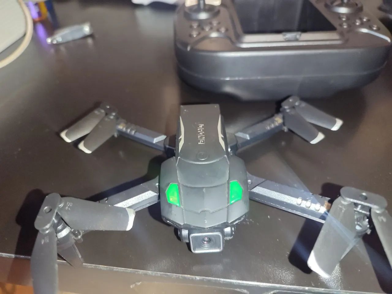 Drone dobrável com controle remoto (não sei a marca) - Foto 2