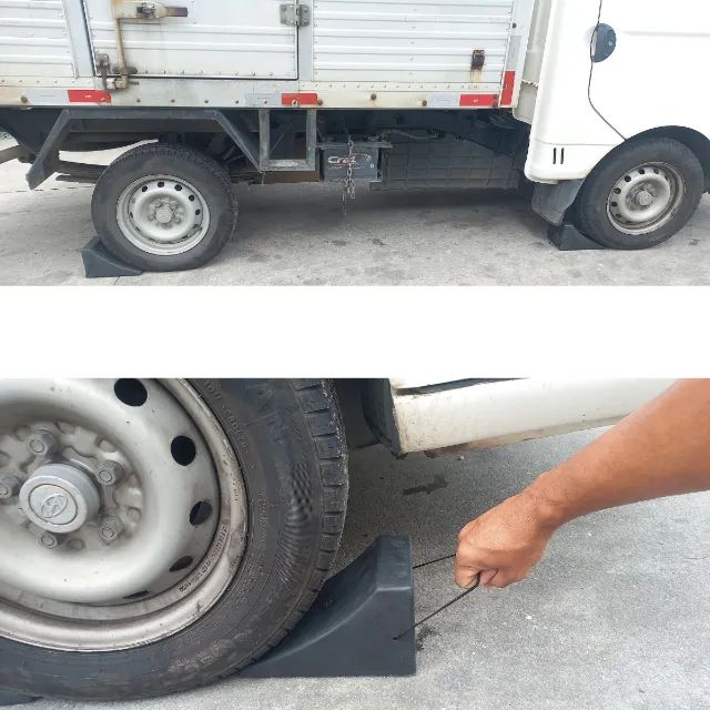 CALÇO PARA RODAS TRAILERS CAMINHÃO CAMINHONETE NBR 9735 - Foto 4