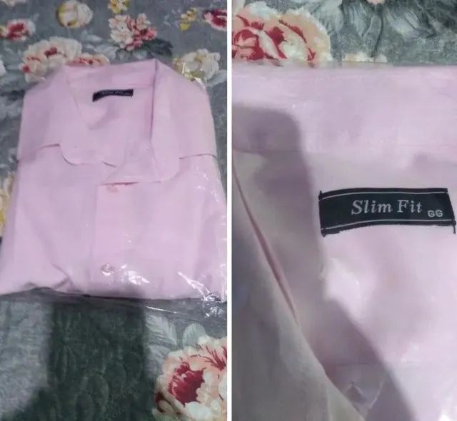 CAMISA SOCIAL GG NUNCA USADA NA EMBALAGEM 