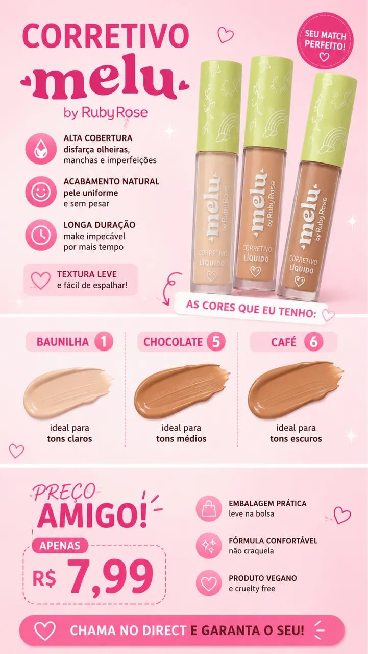 Maquiagens com super descontos 