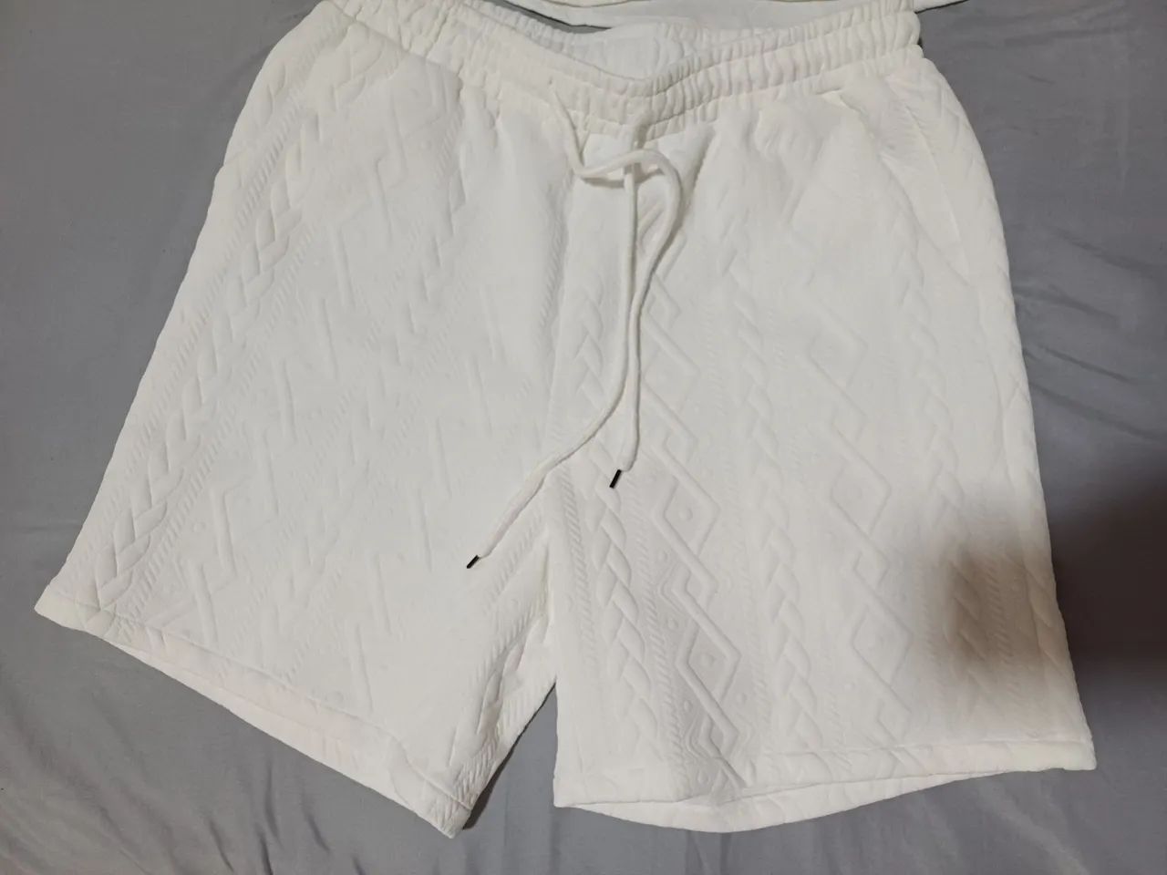 Conjunto branco masculino shein M - Foto 5