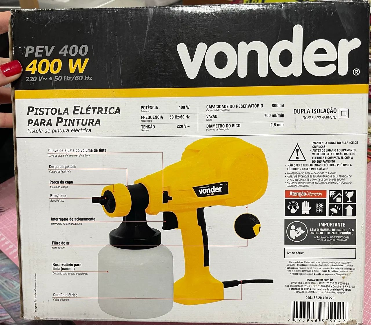 Pistola pintura VONDER - Foto 2