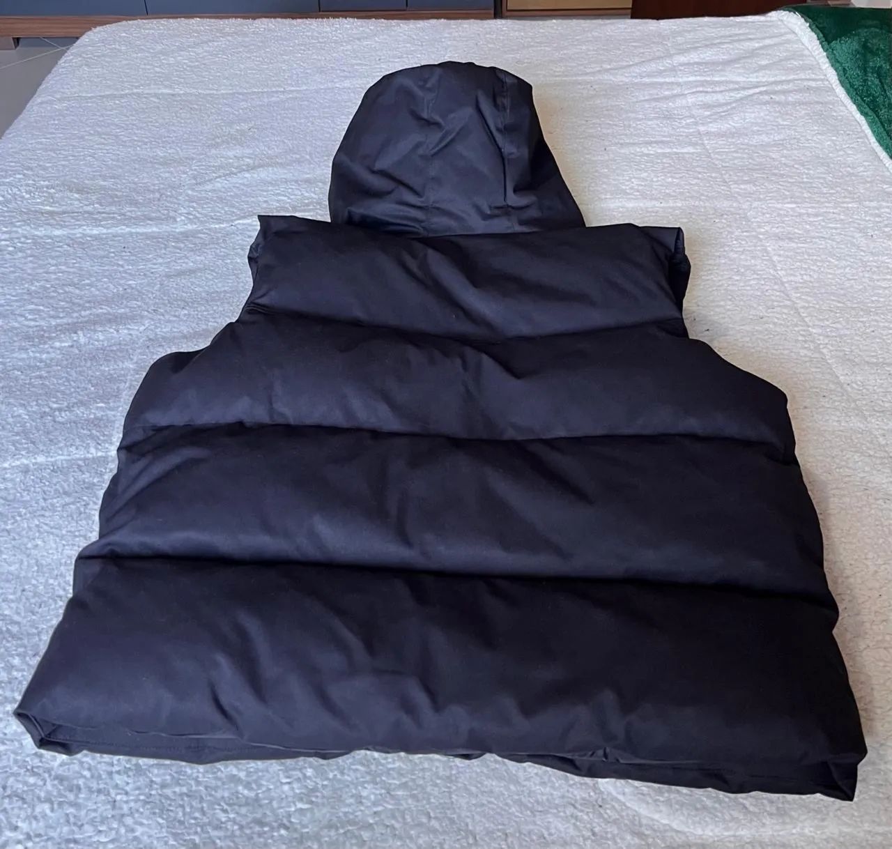 Colete Zara, original, preto, com capuz - Foto 3
