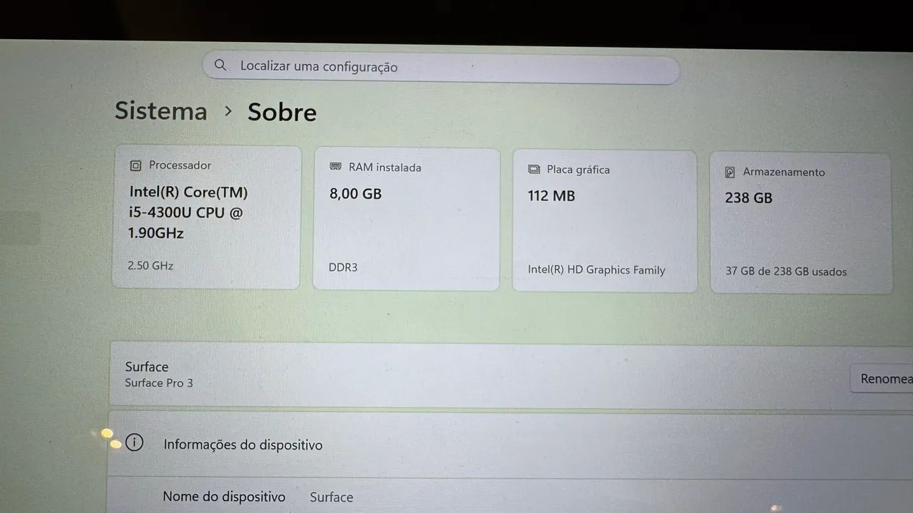 Notebook Surface Pro 3 - Foto 3