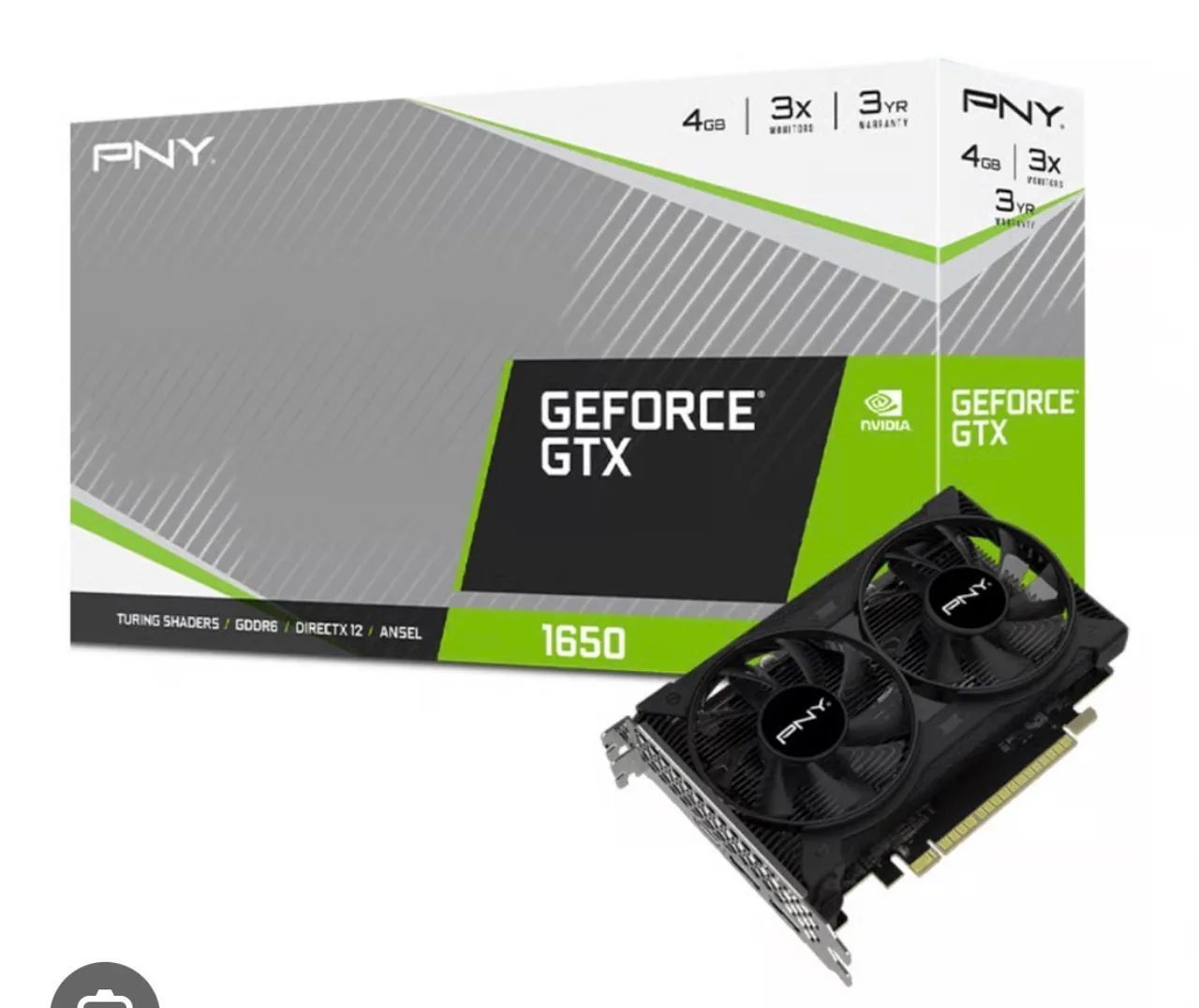 GTX 1650 4gb PNY - Foto 2