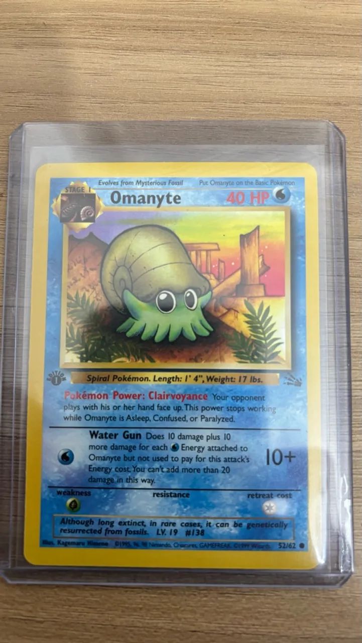 Omanyte (052/62) FIRST EDITION
