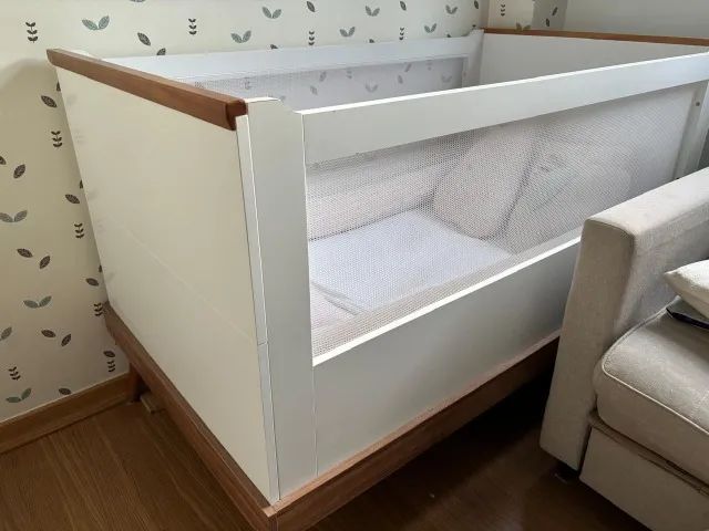 Berço Retrô Mini Cama 2 em 1 Canção de Ninar Divicar ? Anti-refluxo, vira mini cama - Foto 6