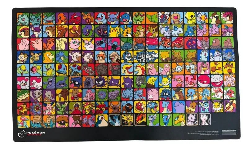 Playmat Play! Pokémon Professor Program - 1ª Geração Kanto 