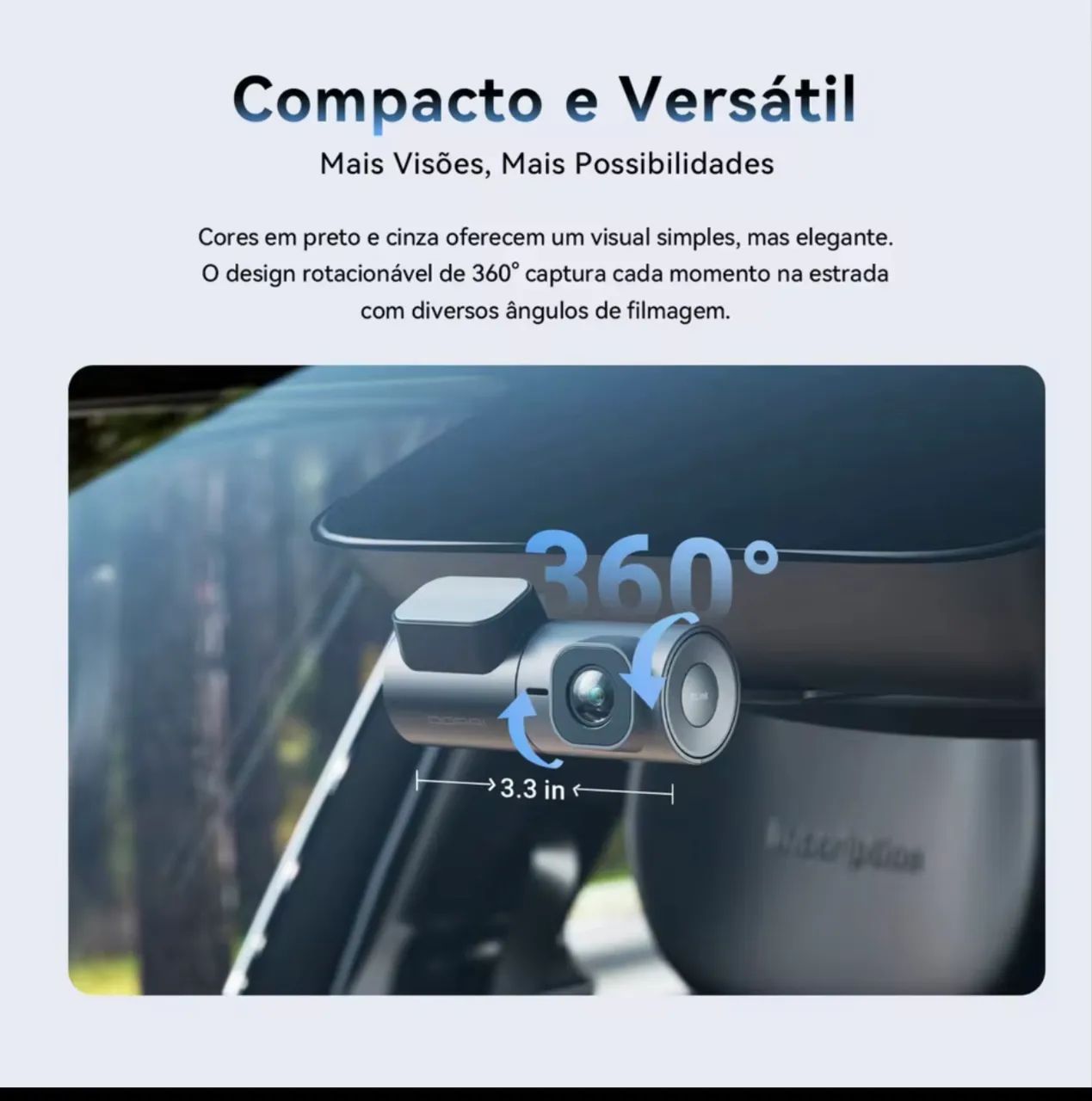 Câmera veicular DDPAI MINI Pro 2K - LACRADA - Foto 5