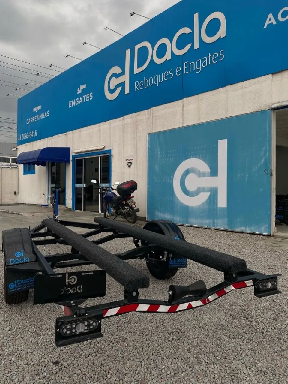 Reboque carga jet caiaque galvanizada plataforma - Foto 3
