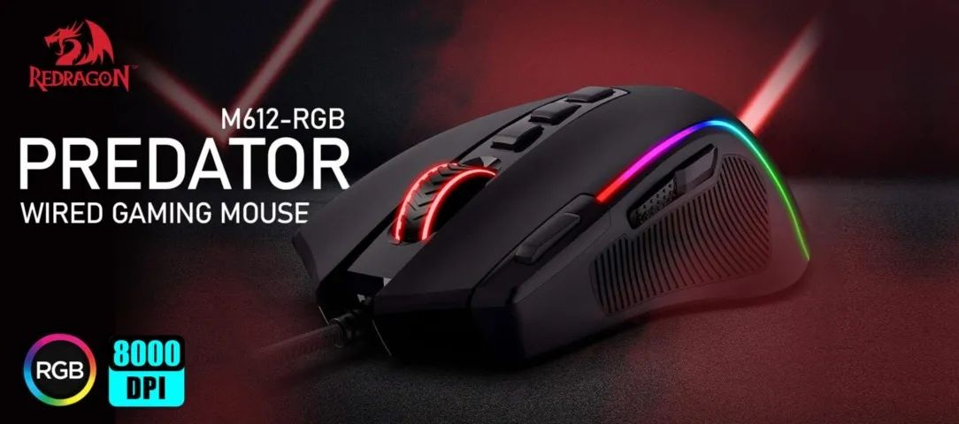 Mouse Gamer Redragon Predator RGB M612-RGB - Foto 3