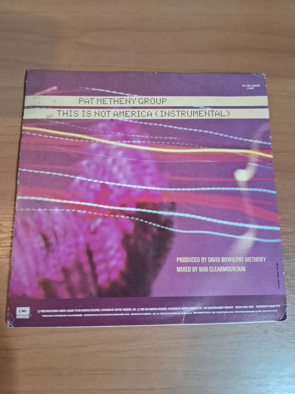 David Bowie/Pat Metheny Group - This is Not America  - vinil comoacto - Foto 2