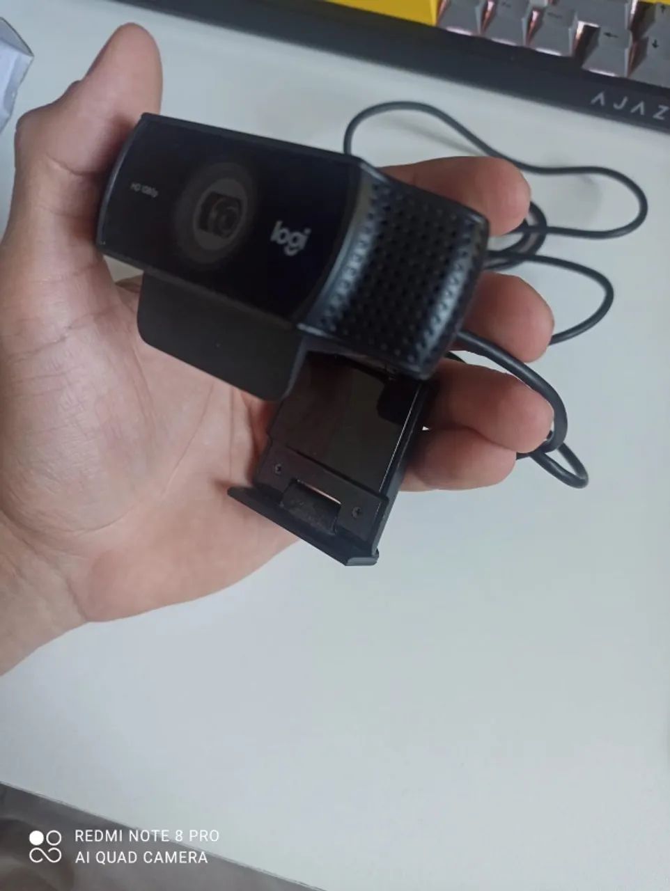 Webcam Logitech C922 Pro Full HD - Ideal para Reuniões e Streams - Foto 3