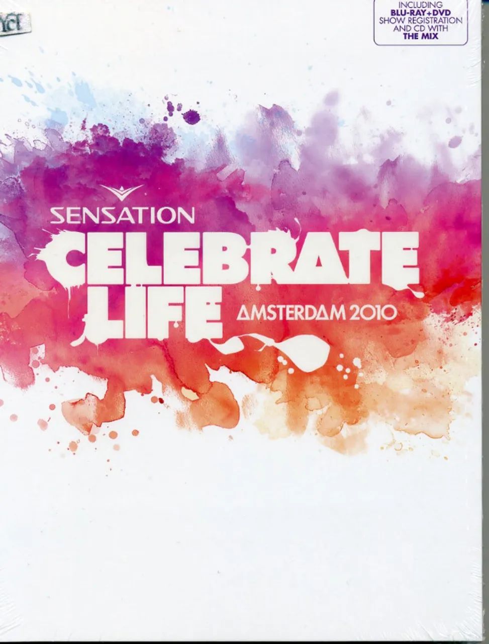 sensation celebrate life amsterdam 2010 cd + dvd + blu-ray importado