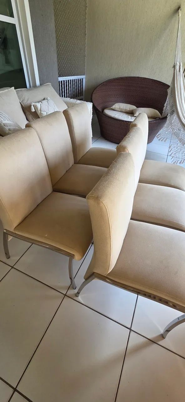 Vendo 6 cadeiras de mesa de Jantar - Foto 2