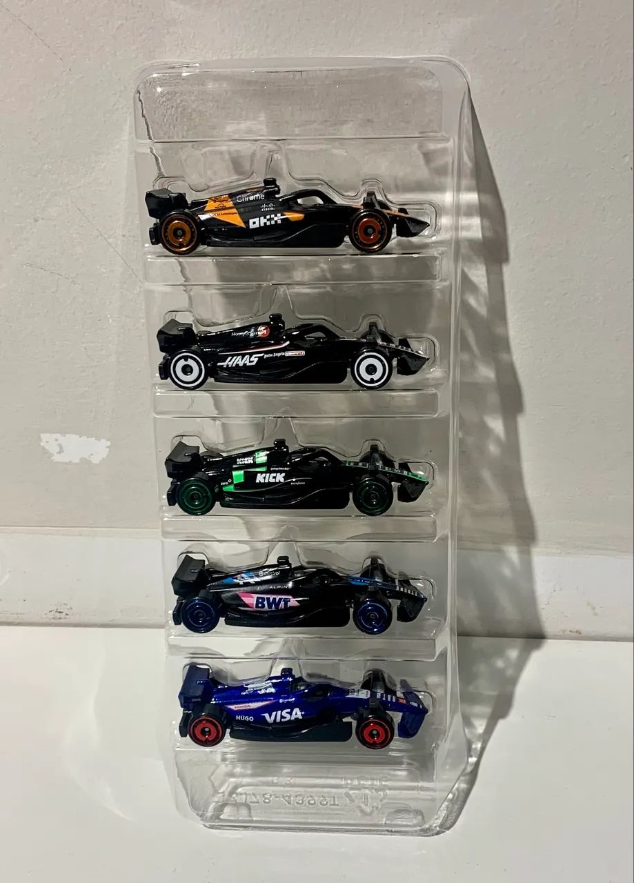 Hot Wheels F1 2024 - Pack Com 5 Carrinhos Fórmula 1 - Foto 3