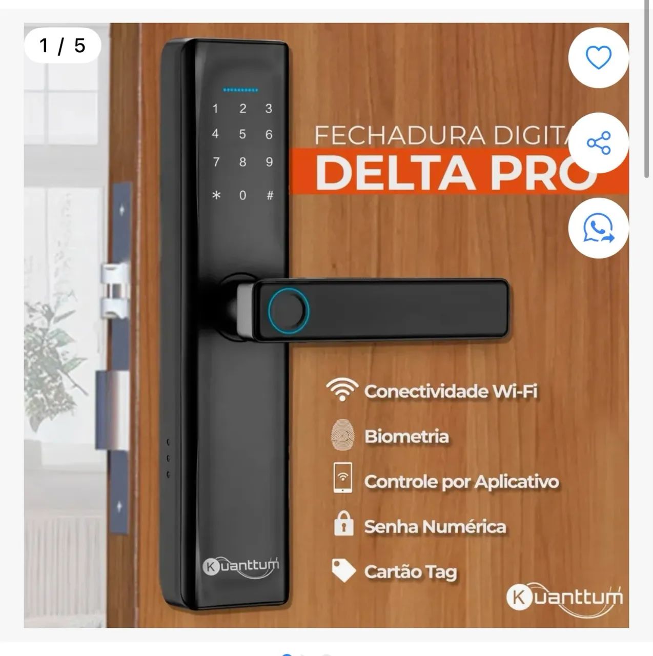 Fechadura eletronica Delta pro435654374133616643