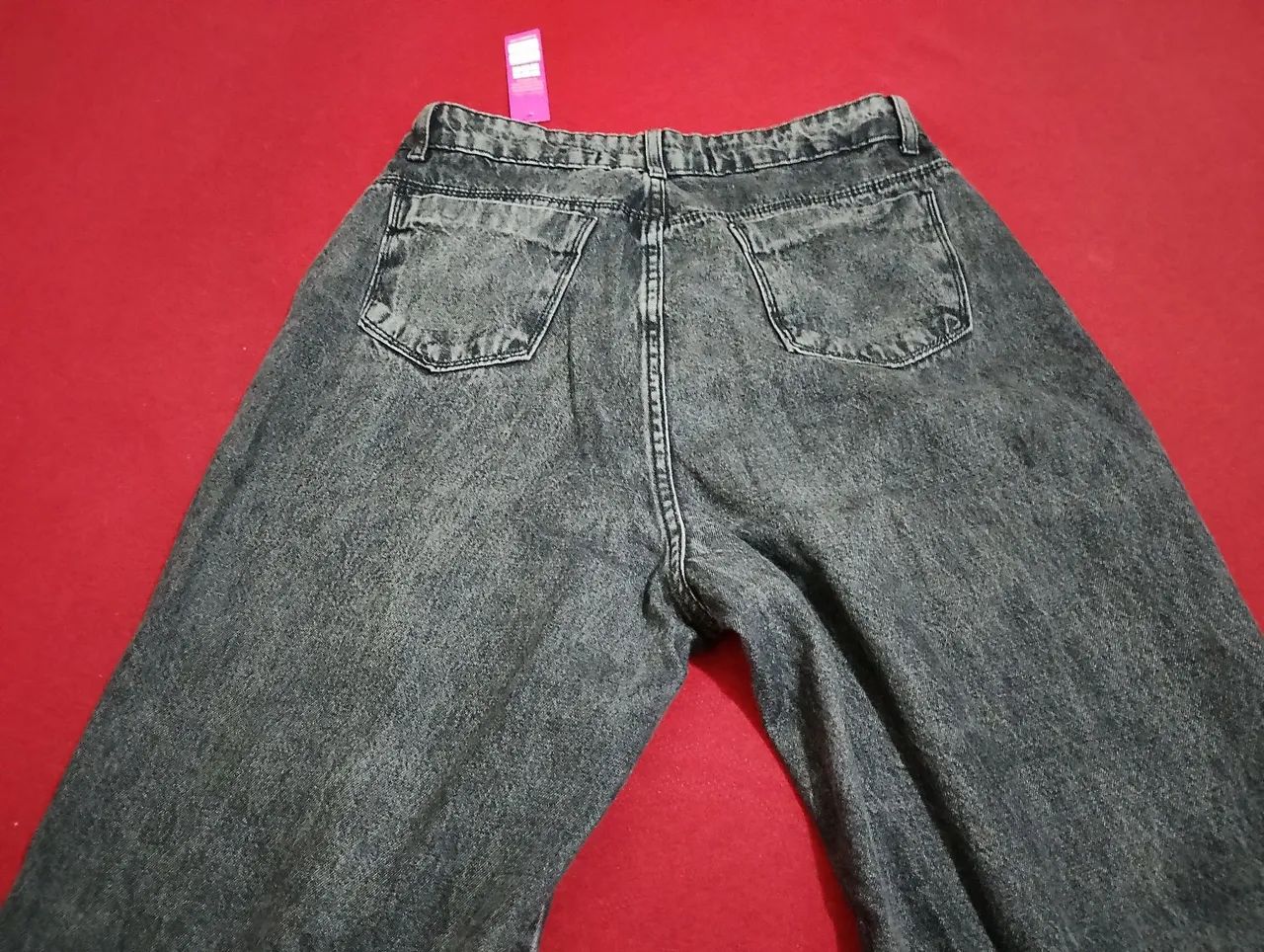 Calça wid leg Black marmorizada 100% algodão  - Foto 5