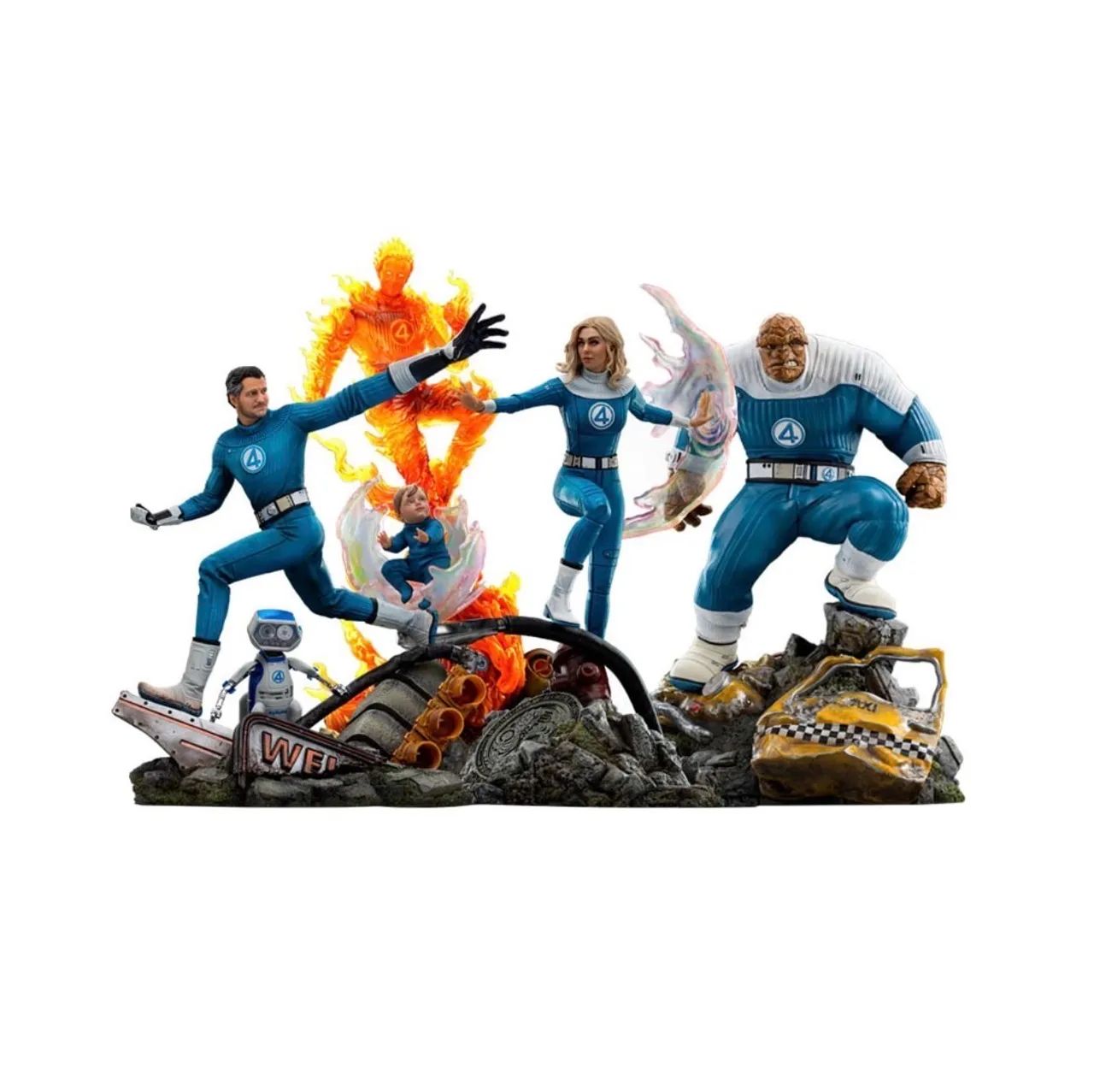 PACK FANTASTIC FOUR - 1/10 ART SCALE - IRON STUDIOS