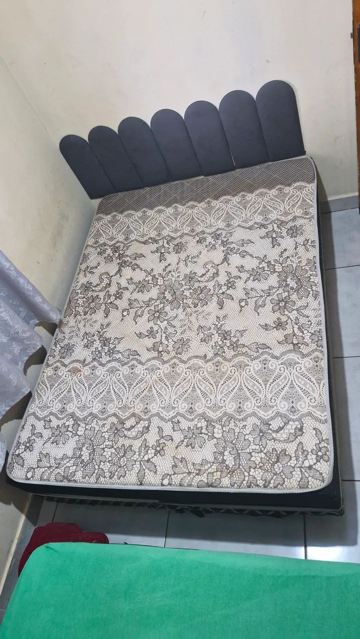 Vendo cama + colchão  - Foto 4