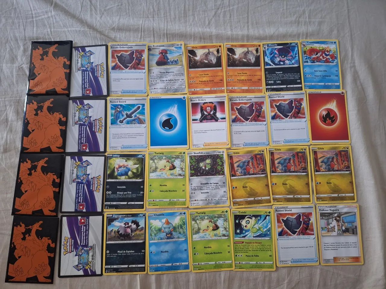 Lote 54 cartas de Pokémon Original 2014