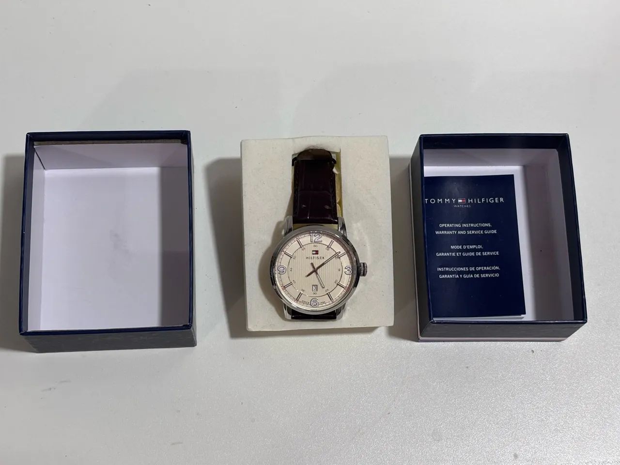 Relógio Tommy Hilfiger Masculino Original - Pulseira Couro, Caixa e Manual - Foto 3