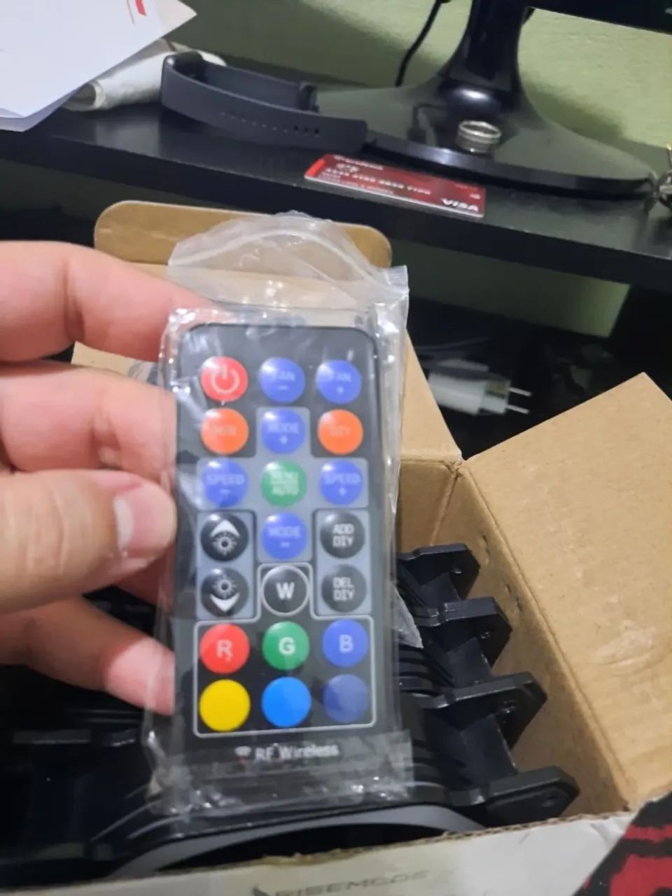 Kit de Fans RGB Rise Mode com Controladora - Foto 5