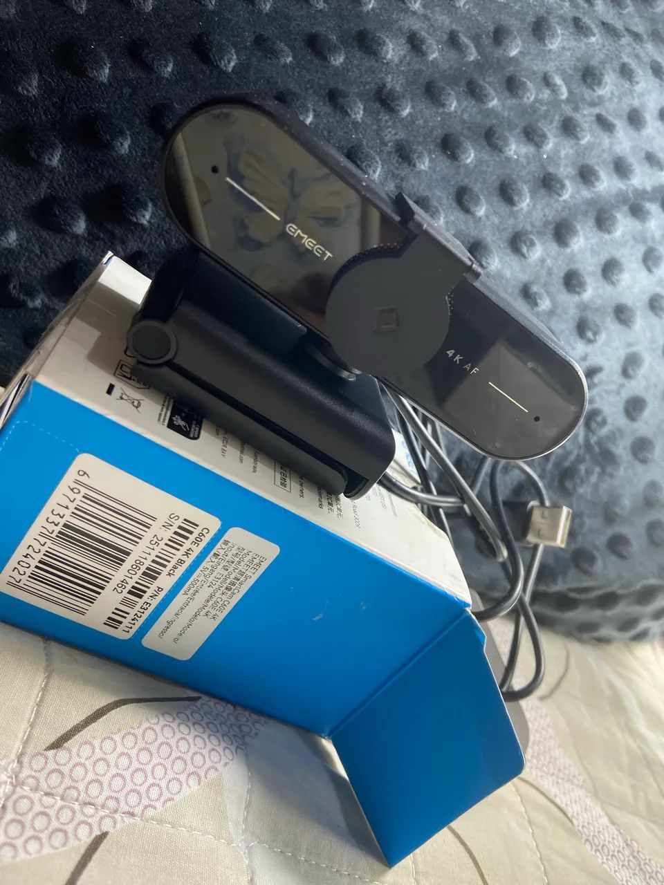 Câmera Web 4k Uhd 8mp Foco Automático Com 60fps E 2mics - Foto 3