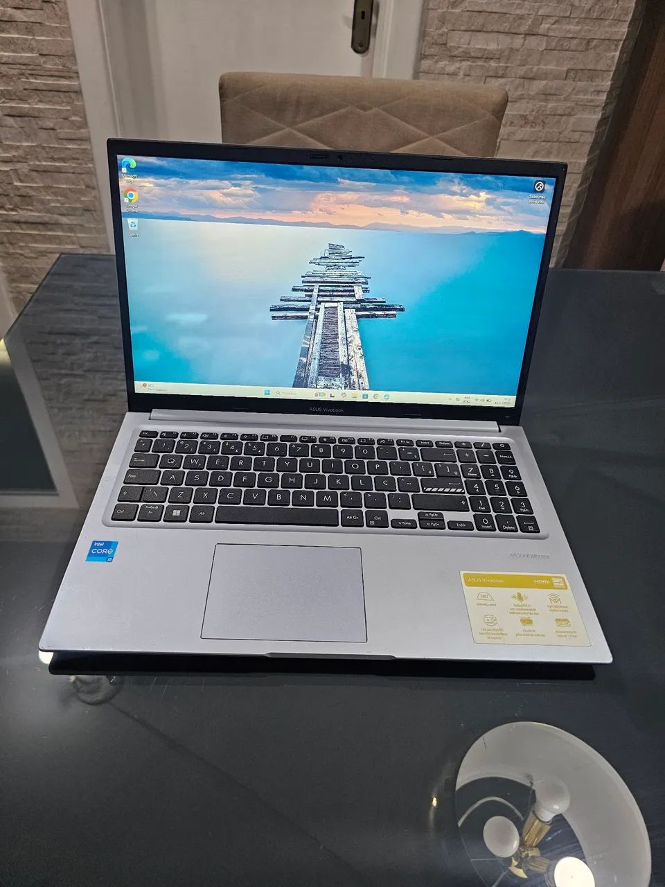 Notebook Asus Core i5 8GB DDR4 SSD 256GB Nvme FHD 12ª geração
