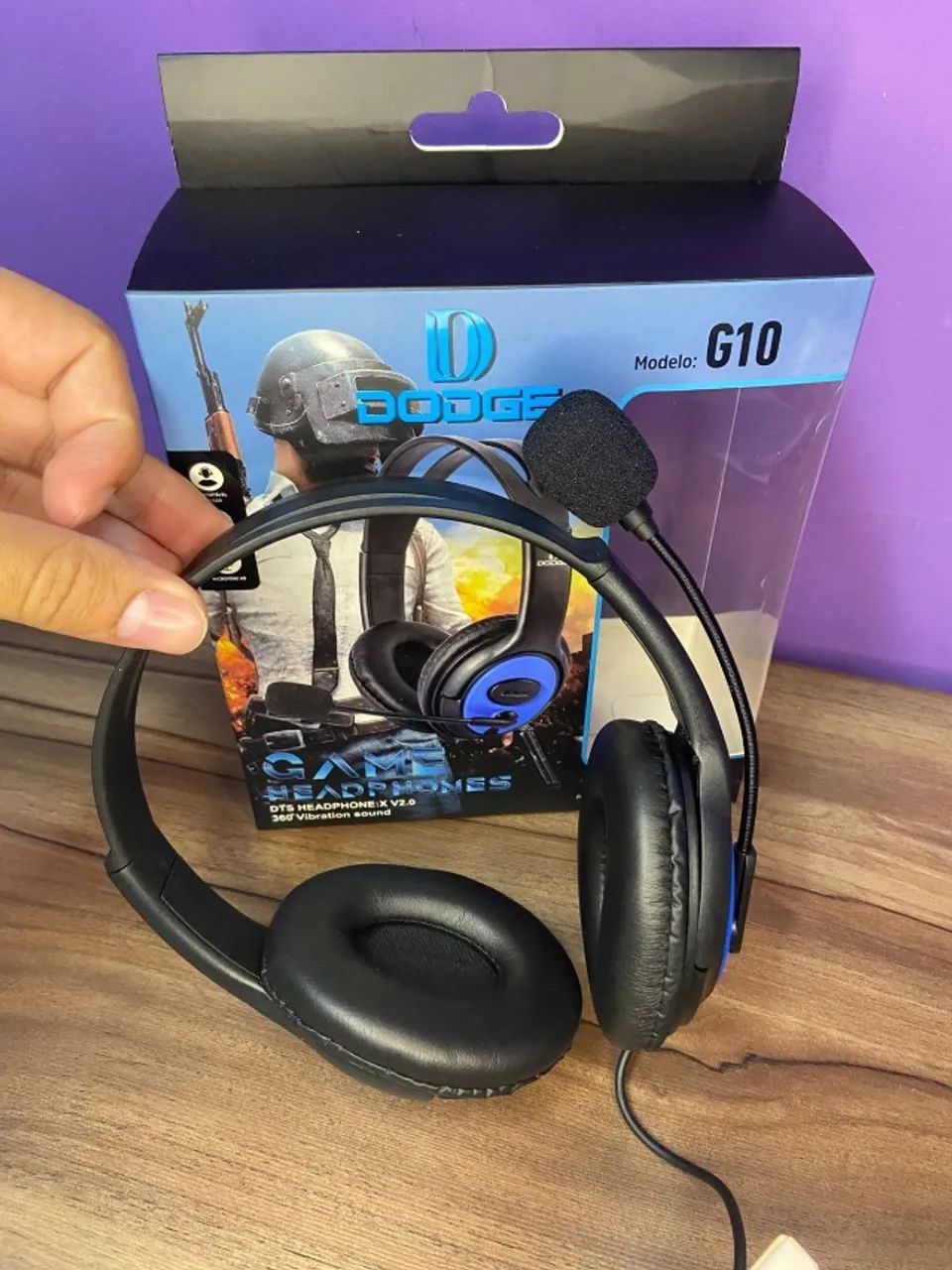 HEADSET COM FIO PARA VIDEO GAME - Foto 3