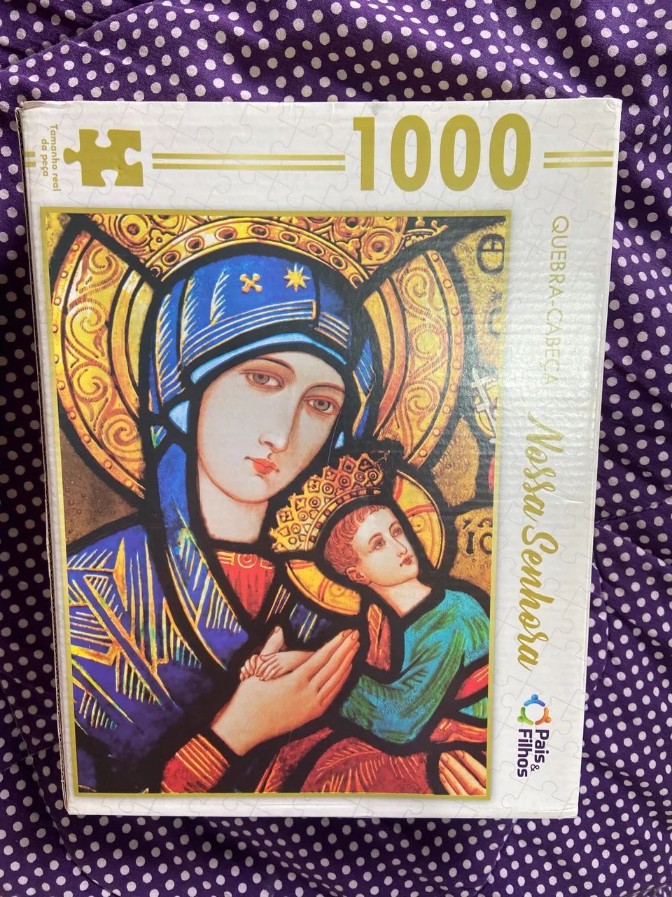 Quebra Cabeça Nossa Senhora 1000 peças  - Foto 2